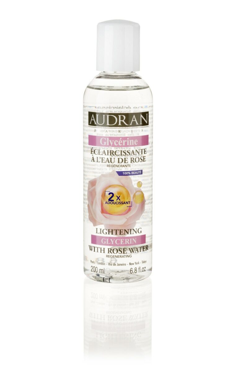 Audran Glycérine ÉCLAIRCISSANTE À L’EAU DE ROSE 200 ml